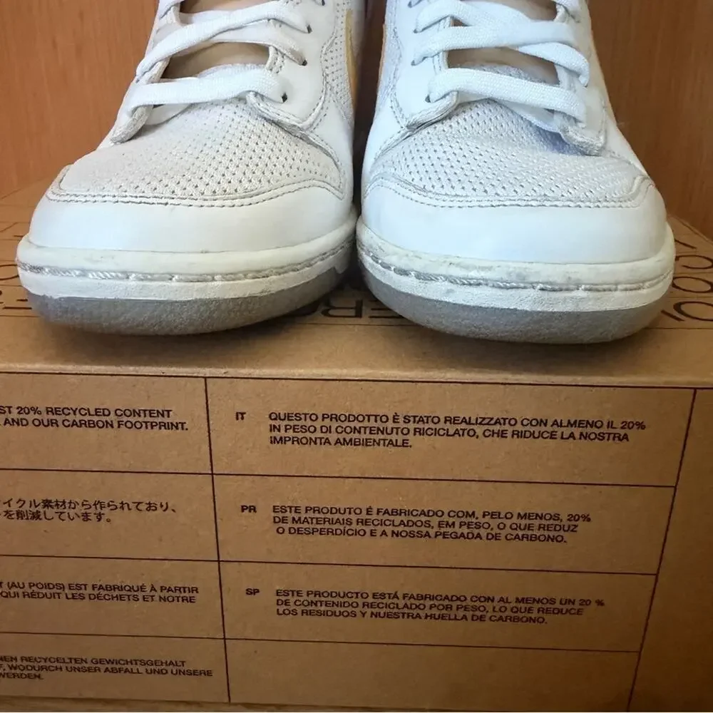 Nike White & yellow ski Hi essential hidden Wedge high-top Sneaker size 6.5